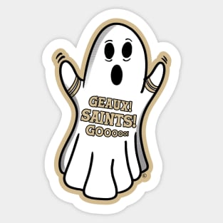 Ghost New Orleans Saints Sticker